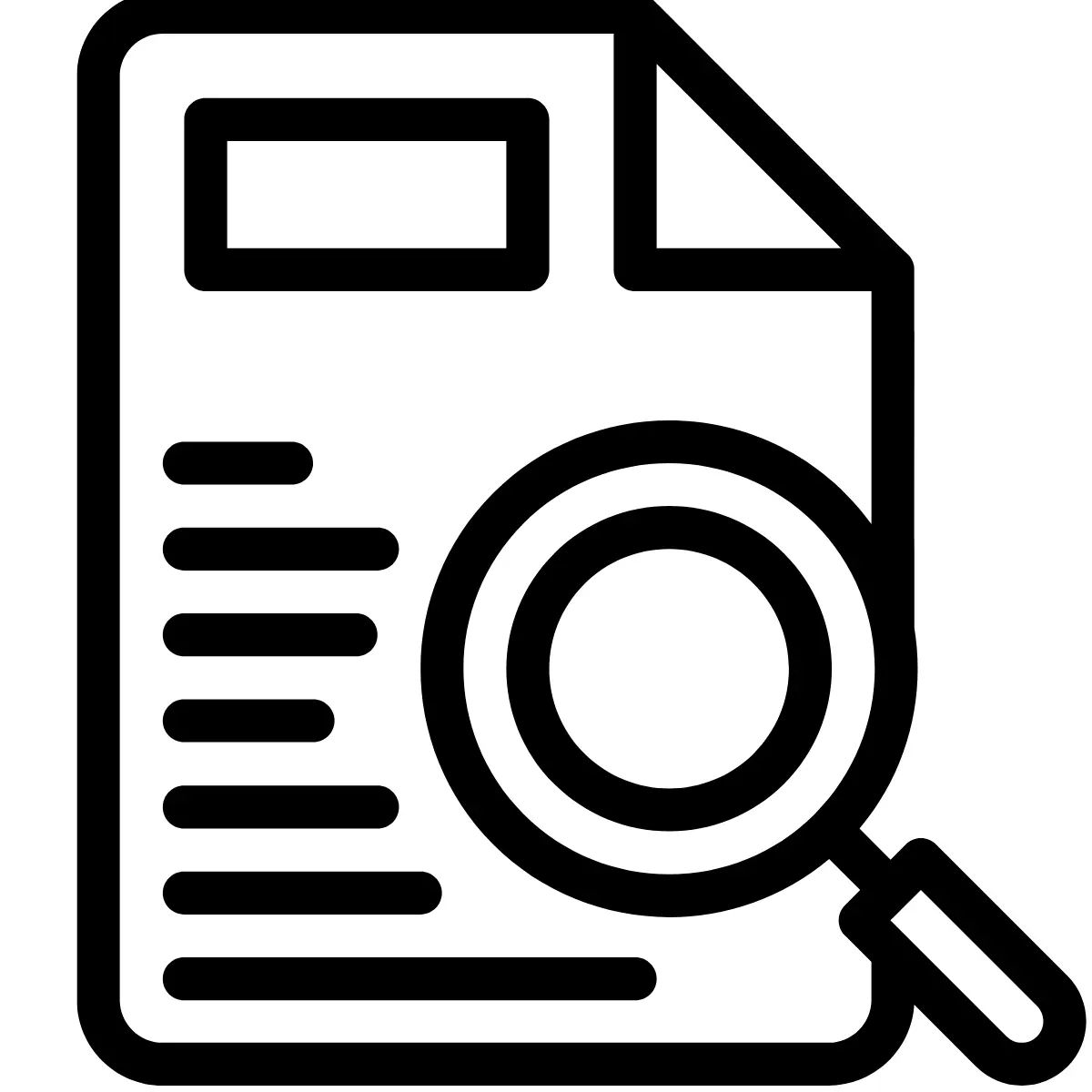 Icon für Code-Qualitätsanalyse und technische App-Audits