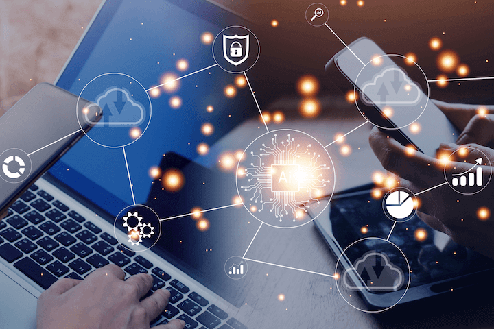 Entwicklerteam arbeitet an App mit KI-Features und IoT-Anbindung – App-Agentur Berlin für digitale Transformation